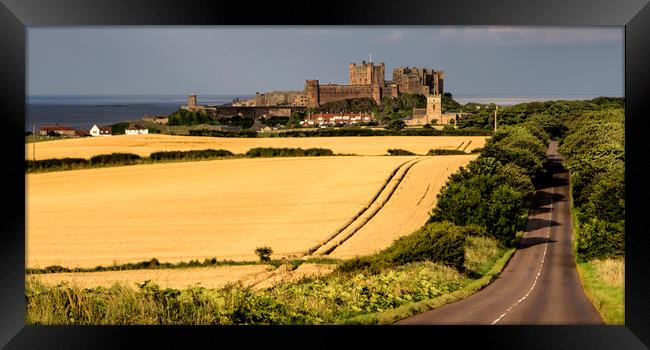 Bamburgh Panoramic Framed Print by Northeast Images
