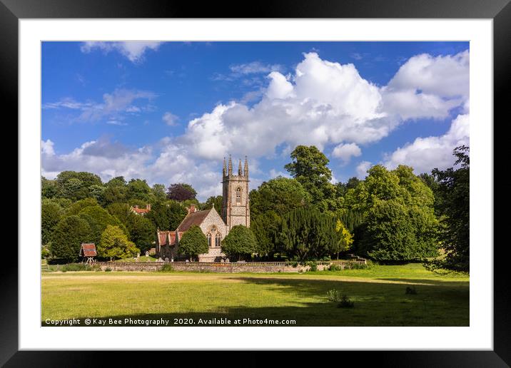 St Nicholas Church in Chawton, Hampshire Framed Mounted Print by KB Photo