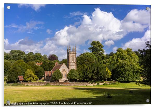 St Nicholas Church in Chawton, Hampshire Acrylic by KB Photo