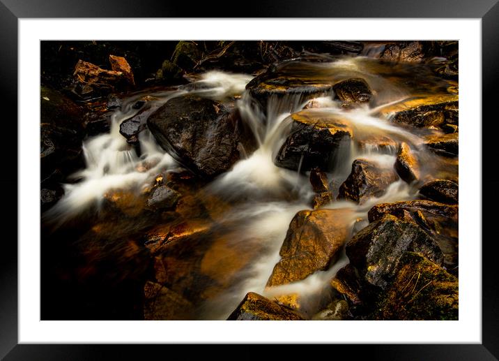 Go with the Flow Framed Mounted Print by John Malley