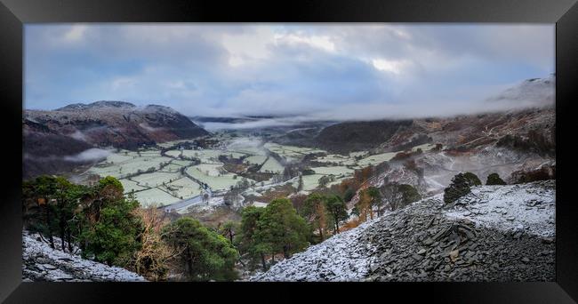 Upper Borrowdale Framed Print by John Malley