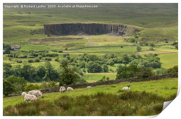 Crossthwaite Quarry, Teesdale Print by Richard Laidler