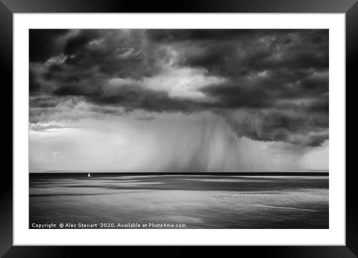 Approaching Storm  Framed Mounted Print by Alec Stewart