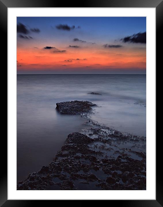 Rocky Shores Of Agios Georgios Framed Mounted Print by Aj’s Images