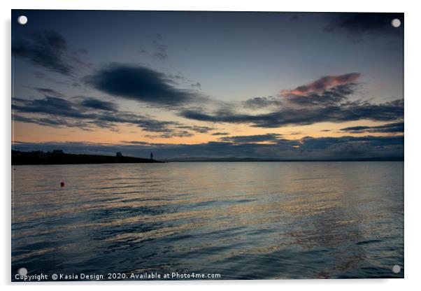 Islay: Port Charlotte Dawn Acrylic by Kasia Design