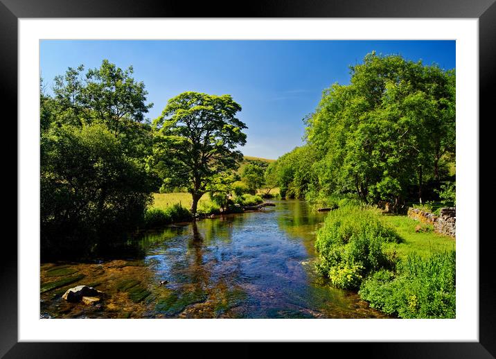 River Wye near Monsal Dale                       Framed Mounted Print by Darren Galpin
