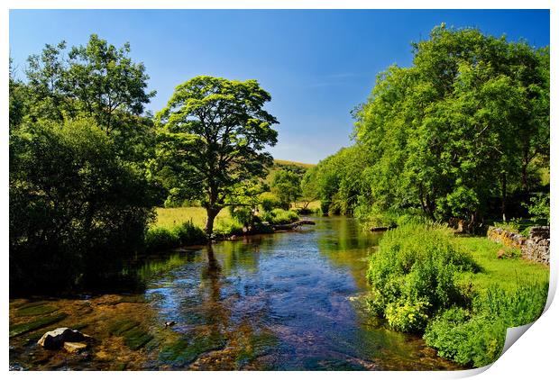 River Wye near Monsal Dale                       Print by Darren Galpin