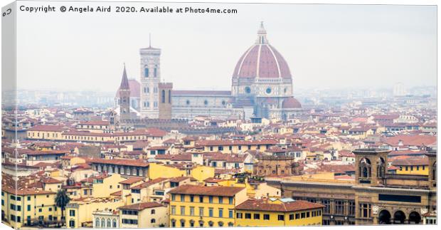 Beautiful Florence. Canvas Print by Angela Aird