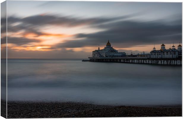 Eastbourne pier at Sunrise Canvas Print by Dave Collins