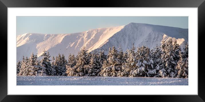 A Winter Lakeland Framed Mounted Print by John Malley
