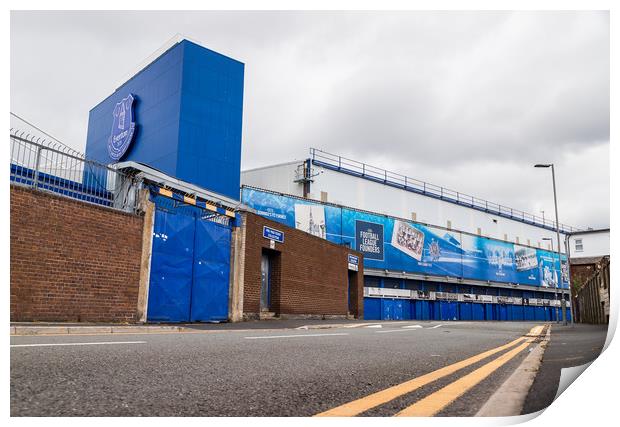 Looking up at the Bullens Road stand Print by Jason Wells