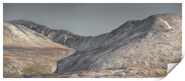 Fairfield and St Sunday's Crag Print by John Malley