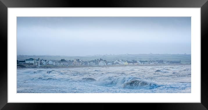 Allonby on Solway Framed Mounted Print by John Malley