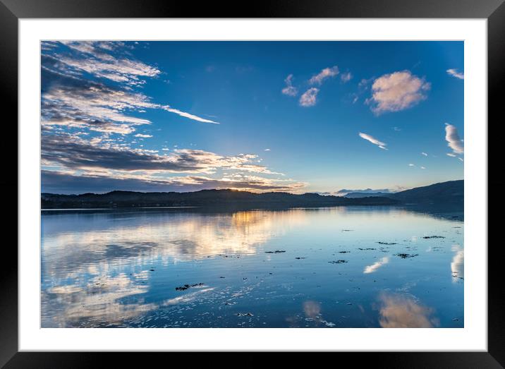 Loch Etive Framed Mounted Print by Dave Collins