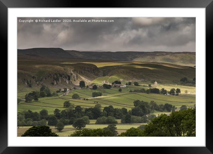 Bright Interval on Holwick, Teesdale Framed Mounted Print by Richard Laidler