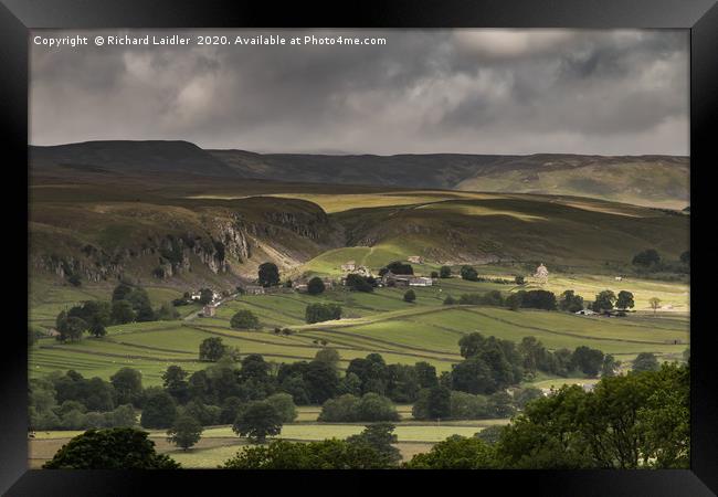 Bright Interval on Holwick, Teesdale Framed Print by Richard Laidler