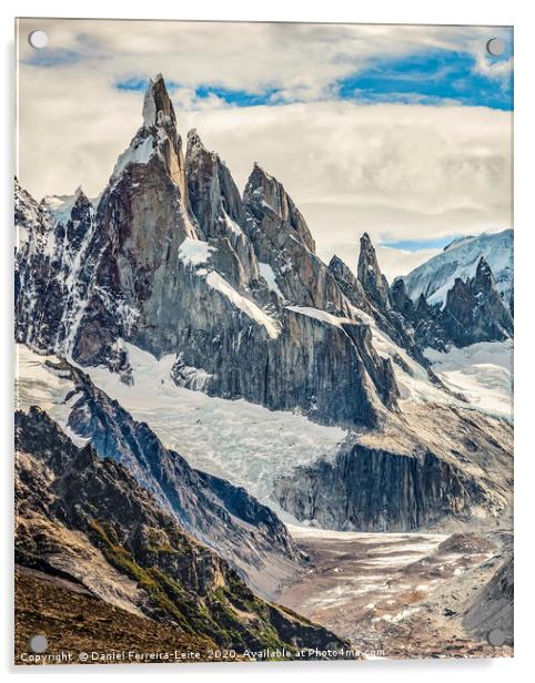 Cerro Torre Parque Nacional Los Glaciares. Argenti Acrylic by Daniel Ferreira-Leite