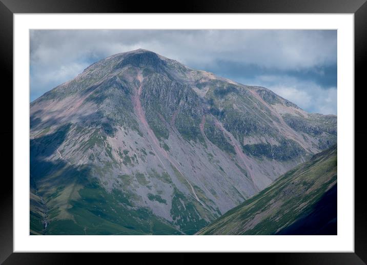 The Napes, Great Gable Framed Mounted Print by John Malley