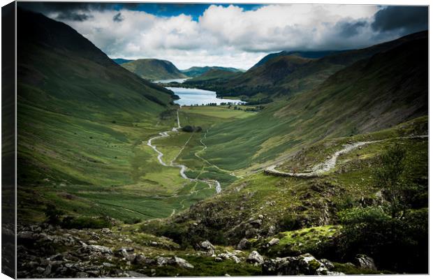 The Walk Out Canvas Print by John Malley