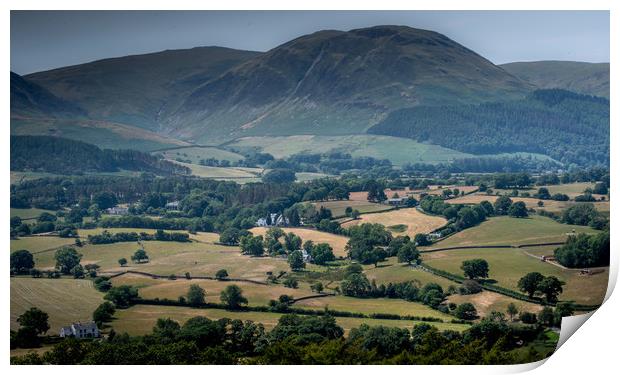 The Loweswater Valley Print by John Malley