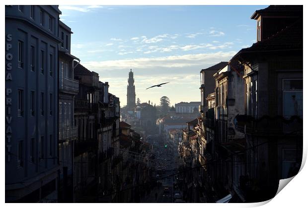 View of Porto Print by Theo Spanellis