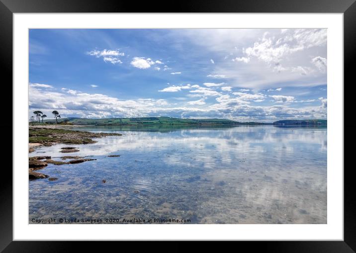 The Cromarty Firth Framed Mounted Print by Lynda Simpson