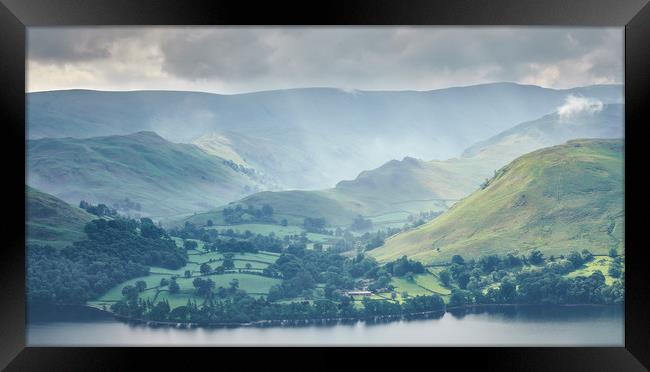 Sandwick on Ullswater Framed Print by John Malley