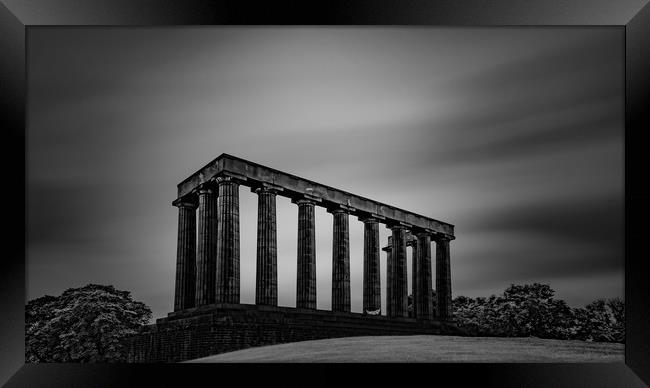 National Monument of Scotland Framed Print by Steven Lennie