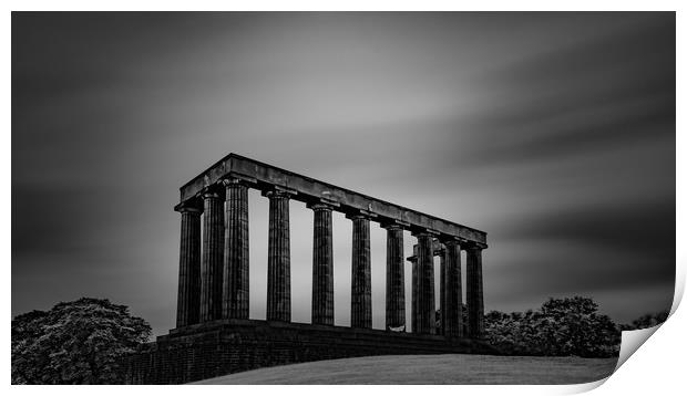 National Monument of Scotland Print by Steven Lennie