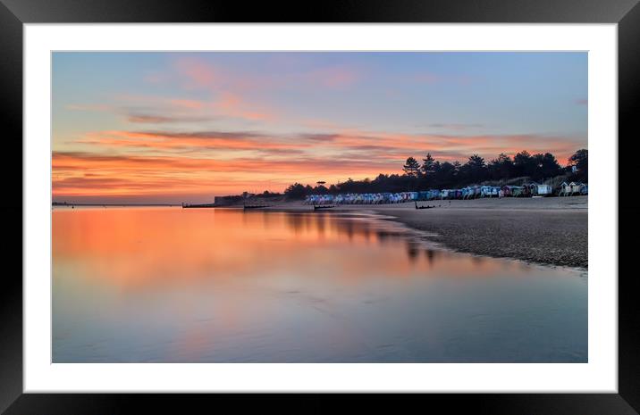 A beautiful start to the day at Wells-next-the-Sea Framed Mounted Print by Gary Pearson