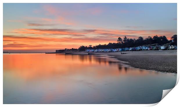 A beautiful start to the day at Wells-next-the-Sea Print by Gary Pearson