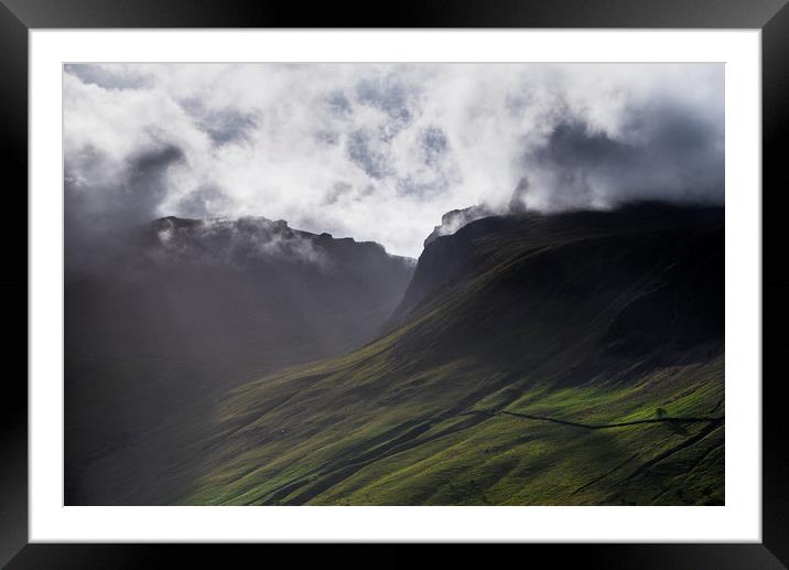 Moods of Scafell Framed Mounted Print by John Malley