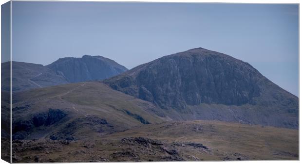 Great Gable & Scafell Canvas Print by John Malley