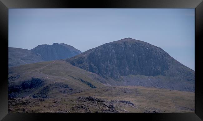 Great Gable & Scafell Framed Print by John Malley