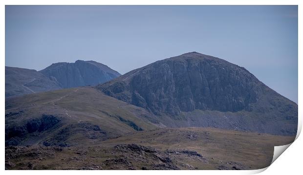 Great Gable & Scafell Print by John Malley