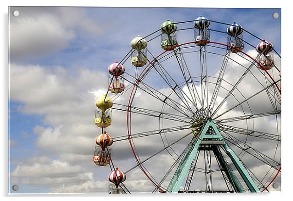 The Big Wheel Acrylic by Lee Morley