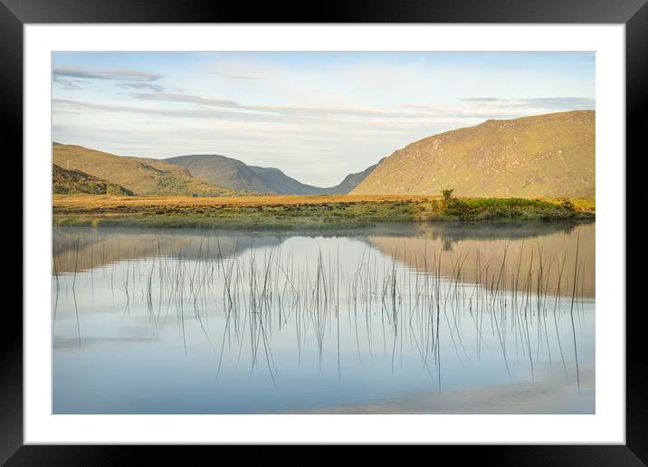 Lough Veagh, Glenveagh National Park, Donegal, Ire Framed Mounted Print by Dave Collins