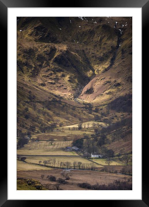 Dovedale in Patterdale Framed Mounted Print by John Malley