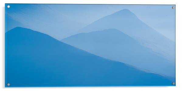 The Blue Ridged Mountains Acrylic by John Malley