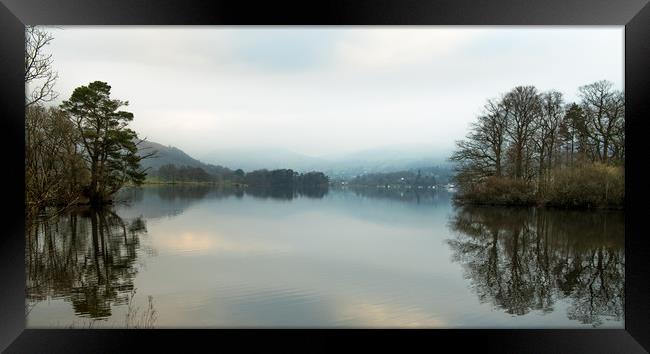A Calm Evening on Windermere Framed Print by John Malley
