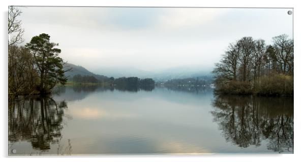 A Calm Evening on Windermere Acrylic by John Malley