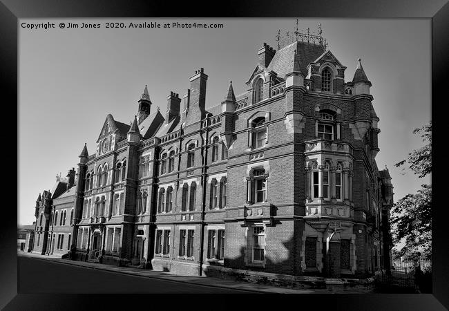 The old police Station in Blyth, Northumberland Framed Print by Jim Jones