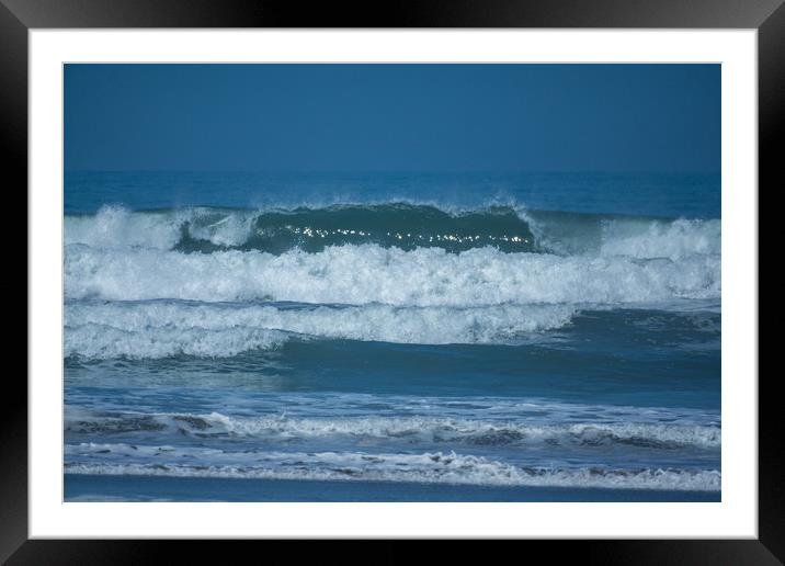 Cornish waves Framed Mounted Print by Tony Twyman