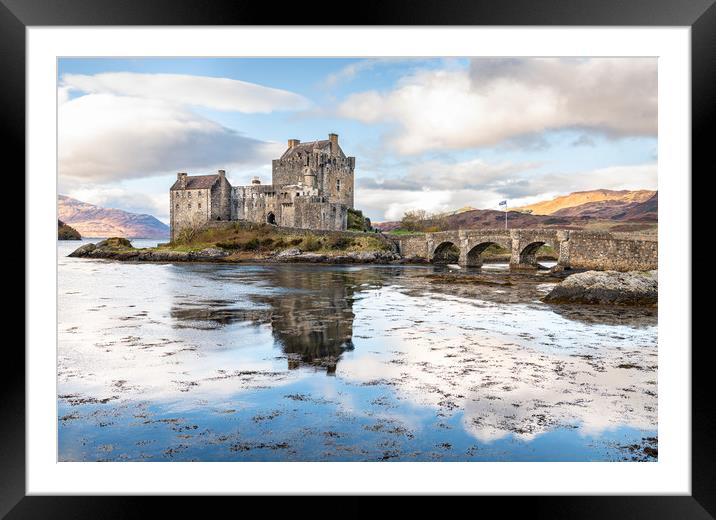 Eilean Donan Castle, Highlands, Scotland Framed Mounted Print by Dave Collins