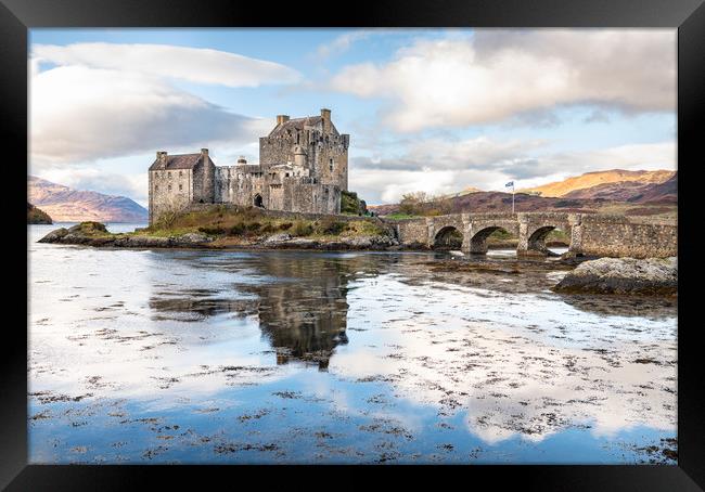 Eilean Donan Castle, Highlands, Scotland Framed Print by Dave Collins