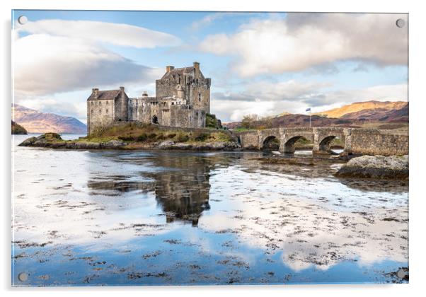 Eilean Donan Castle, Highlands, Scotland Acrylic by Dave Collins