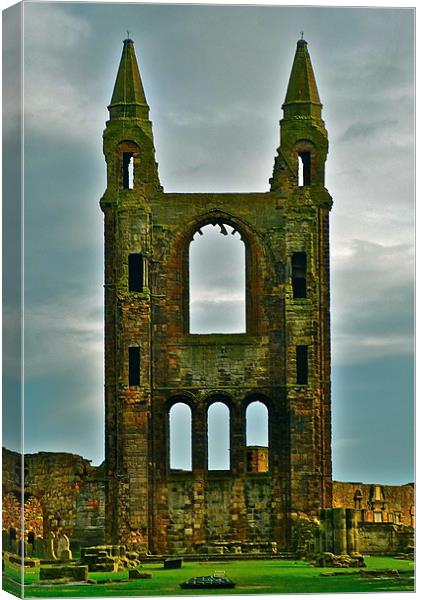 St Andrews Cathedral Canvas Print by Sian Davies