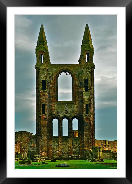 St Andrews Cathedral Framed Mounted Print by Sian Davies
