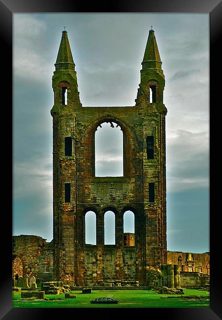 St Andrews Cathedral Framed Print by Sian Davies