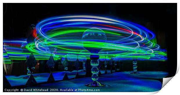 Light Painting Print by David Whitehead